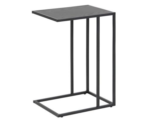 Abilaud sülearvutile SEAFORD, 43x35xH63 cm, must saare melamiin, raam: must metall