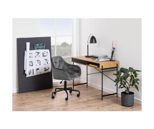 Kirjutuslaud ANGUS 110x50xH75cm, tamm, melamiin, metall