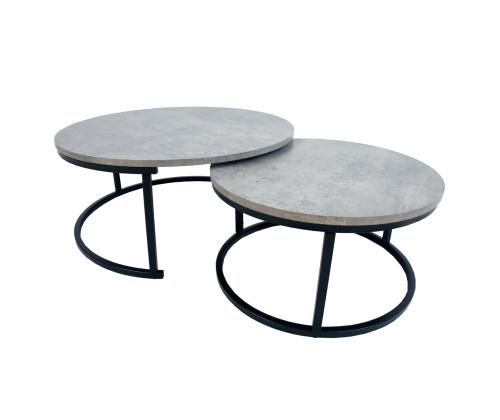 Diivanilaud BRITU 2tk komplektis, hall