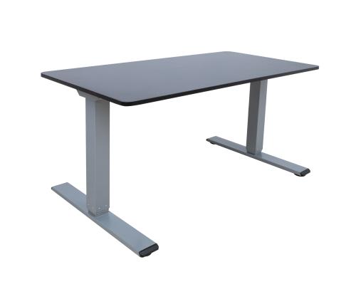 Töölaud ERGO OPTIMAL 2-mootoriga 140x80cm, must