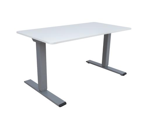 Töölaud ERGO OPTIMAL 2-mootoriga 140x80cm, hallikasvalge