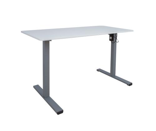 Töölaud ERGO OPTIMAL 1-mootoriga 120x60cm, valge