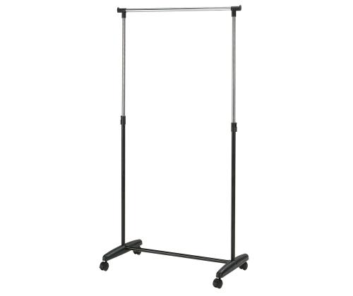 Stange FRED ratastel 85x43xH95-160cm, must-kroom