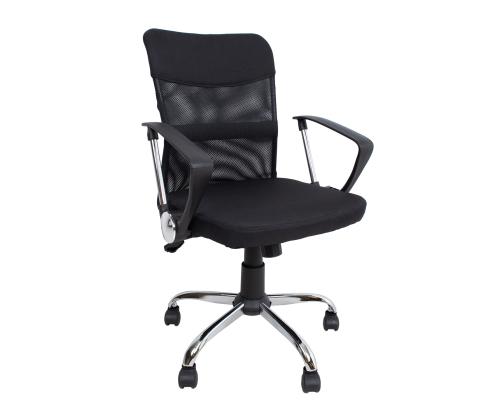 Töötool DARIUS, 57x57xH93-103cm, must, polüesterkangas, metall