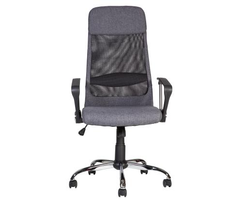 Töötool DARLA, 62x63xH116-126cm, hall, polüesterkangas, metall