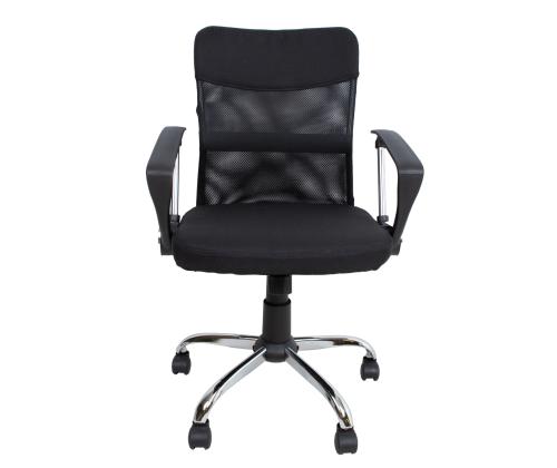 Töötool DARIUS, 57x57xH93-103cm, must, polüesterkangas, metall