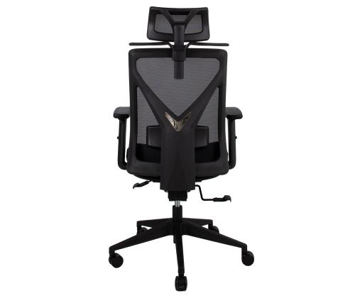 Töötool MIKE 64x65xH110-120cm, must