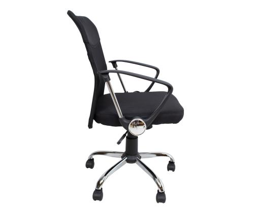 Töötool DARIUS, 57x57xH93-103cm, must, polüesterkangas, metall