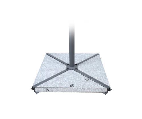 Päikesevarjualusekivid 4tk/56kg, graniit