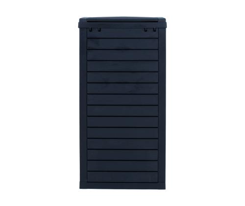 Prügikast GALA 41x41xH86cm/118L, must plastik