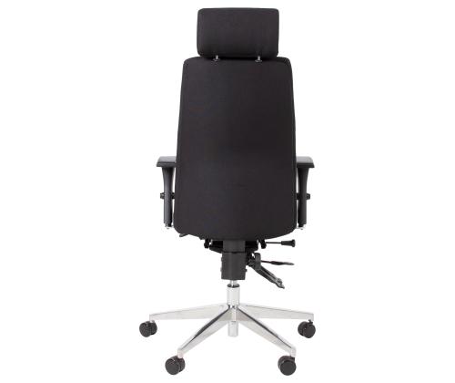 Töötool SMART EXTRA 60x63,5-70xH114-123cm, must