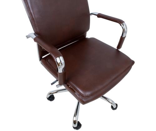 Töötool ULTRA 54,5x60xH106,5-116,5cm, pruun kunstnahk