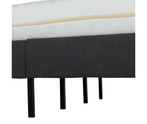 Voodi JUNO 90x200cm, madratsiga KUKKA DUO 11 ZONE, hall