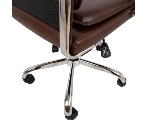 Töötool ULTRA 54,5x60xH106,5-116,5cm, pruun kunstnahk