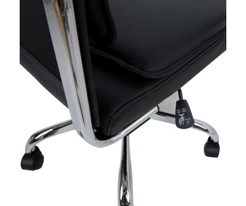 Töötool ULTRA 54,5x60xH106,5-116,5cm, must kunstnahk