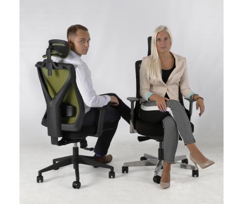 Töötool MIKE 64x65xH110-120cm, must