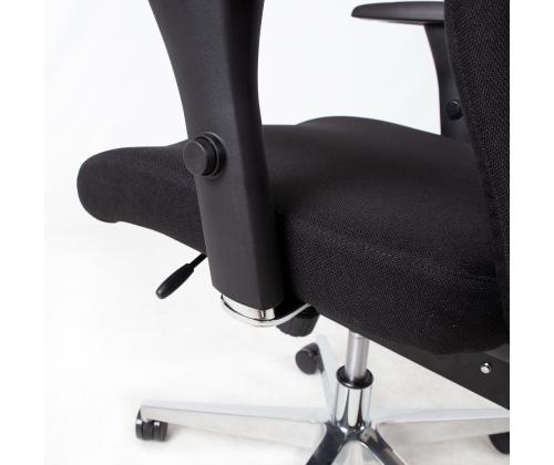 Töötool SMART EXTRA 60x63,5-70xH114-123cm, must