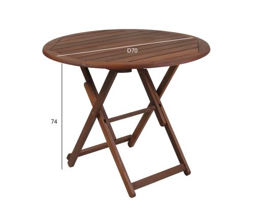 Laud NANTES D70xH74cm, meranti