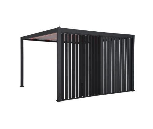 Vertikaalne lamellsein varikatusele MIRADOR-111 4m, tumehall