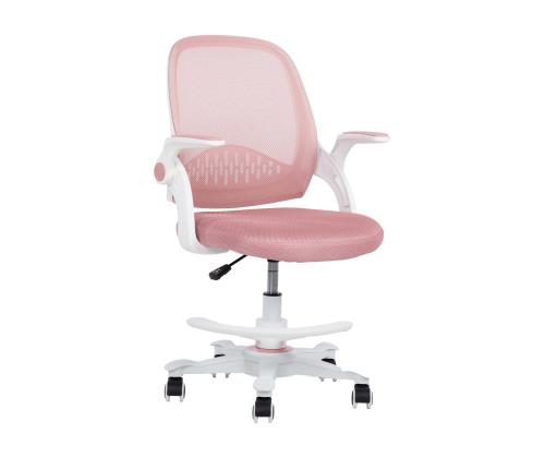 Laste töötool EMMY jalatoega 59x57xH87-99cm, roosa