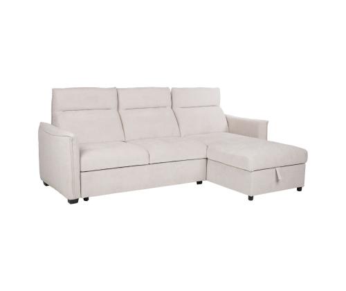 Nurgadiivanvoodi SCALA 244x155/88xH102cm, helehall