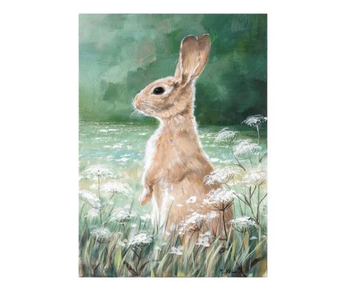 Õlimaal 50x70cm, jänes aasal