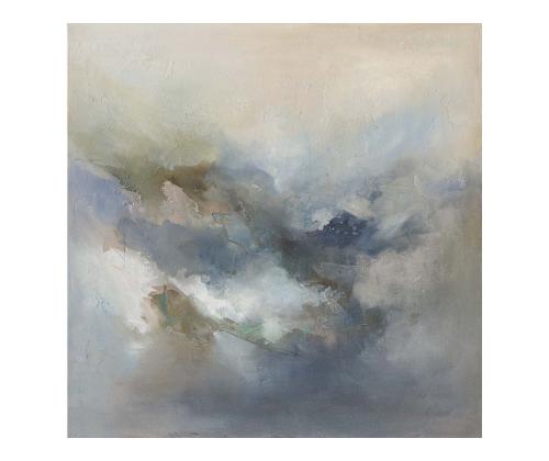 Maal raamiga 100x100cm, abstraktne torm