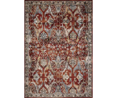 Vaip DARLY-5, 160x230cm, punane/beež