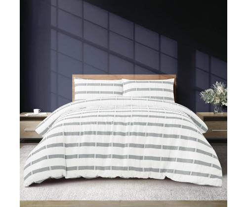 Voodipesukomplekt STRIPE ROLUX 140x200cm 1tk, 50x75cm 1tk