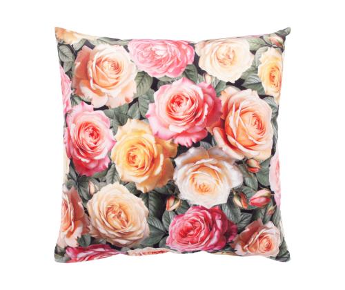 Padi HOLLY 45x45cm, lukuga, romantiline roos, 100% polüester, kangas 836