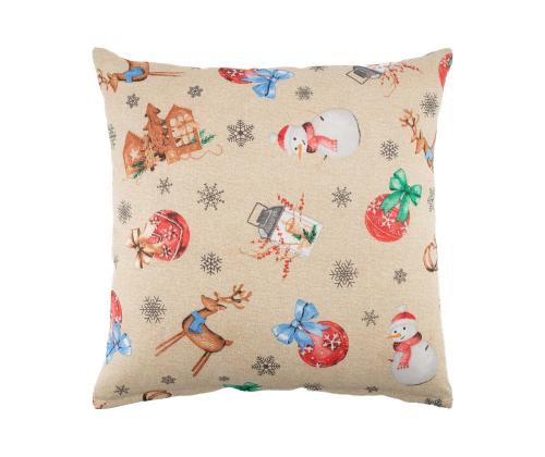 Padi CHRISTMAS NEW 45x45cm jõulusadu, 50% polüester, 50% puuvill, kangas 034