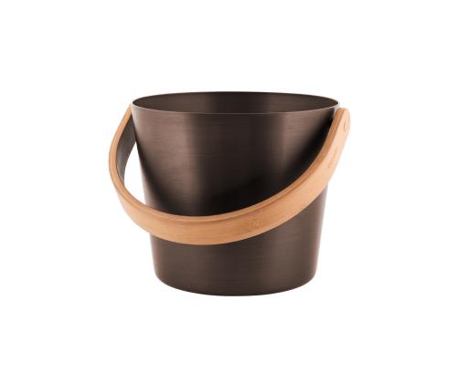 Saunaämber RENTO BROWN, 5L, alumiinium/ bambus