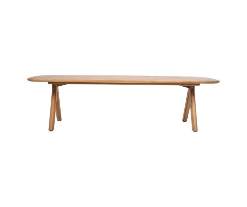 Laud ROCA 280x110xH76cm, tiikpuu