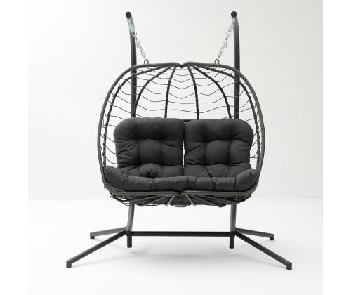 Ripptool FINSE 2-kohaline 157x110xH196cm, tumehall