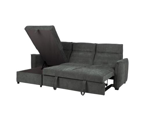 Nurgadiivanvoodi SCALA 244x155/88xH102cm, oliiviroheline