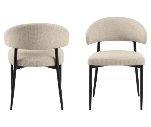 Tool EDINA beež, 56x55xH77cm