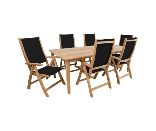 Söögilauakomplekt MALDIVE 6-tooliga