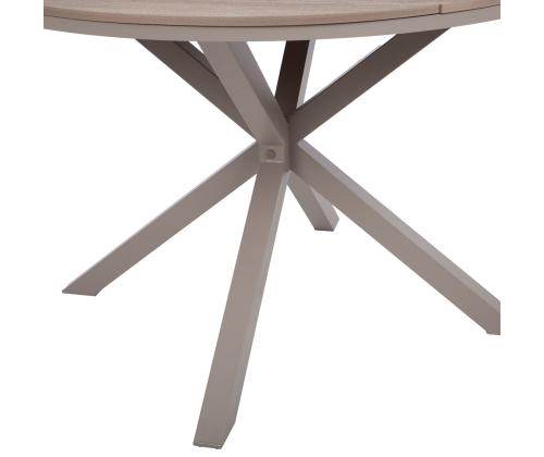 Laud PORTO D110,5xH73cm, beež/hall