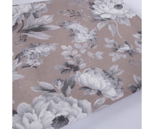 Laudlina ZHAO 134x180cm, hallid roosid, 50% polüester, 50% puuvill, kangas 037