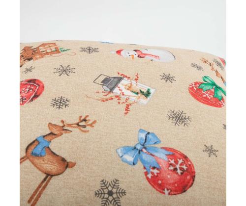 Padi CHRISTMAS NEW 45x45cm jõulusadu, 50% polüester, 50% puuvill, kangas 034