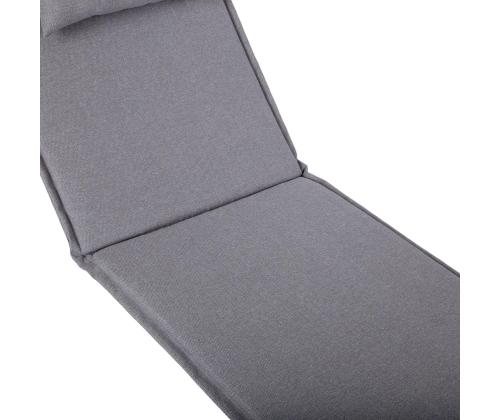 Lamamistooli kate WICKER 55x195x3cm, hall,  kangas 468, 100% polüester