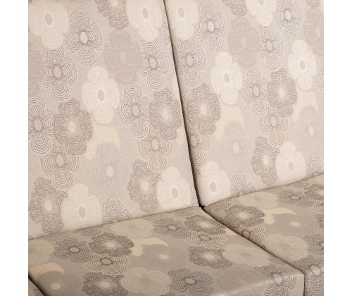 Kiigepadjad MONTREAL 114x52x9cm, beežid ringid, kangas 110, 100% polüester