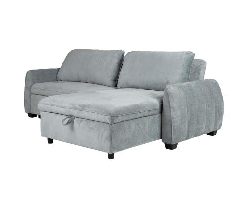 Nurgadiivanvoodi CLOUD 226x95/160x88cm, sinakasroheline