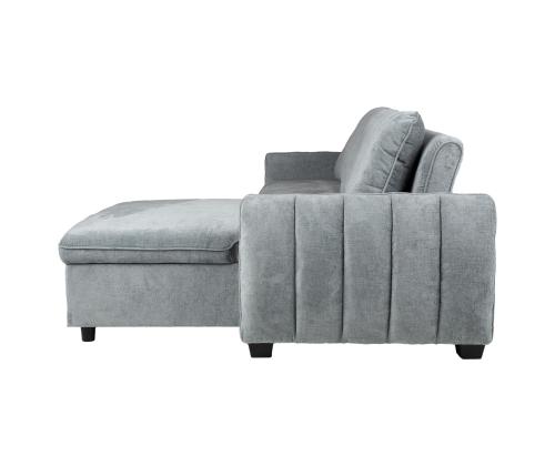 Nurgadiivanvoodi CLOUD 226x95/160x88cm, sinakasroheline