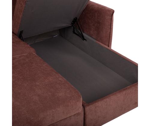 Nurgadiivanvoodi SCALA 244x155/88xH102cm, tumeroosa