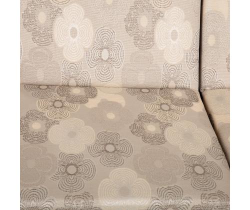 Kiigepadjad MONTREAL 114x52x9cm, beežid ringid, kangas 110, 100% polüester