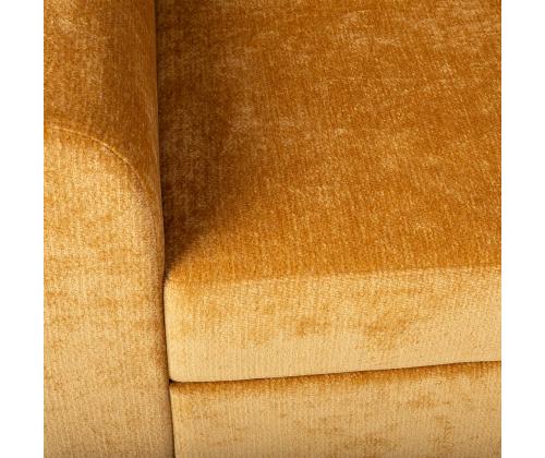 Nurgadiivanvoodi INGA 217x92/160xH92cm, kollane