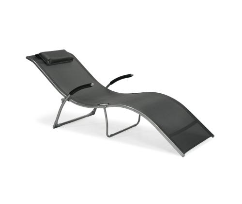 Lamamistool BATYA hall 173x63xH65cm, terasraam, textiline iste