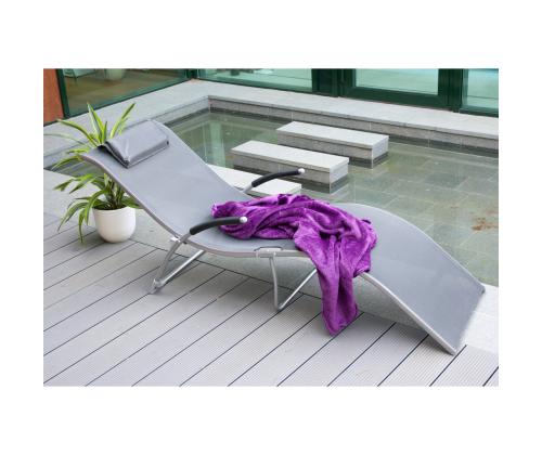 Lamamistool BATYA hall 173x63xH65cm, terasraam, textiline iste