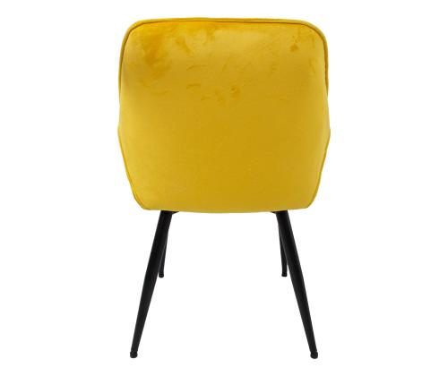 Tool BRITA 58x63H83cm, kollane samet